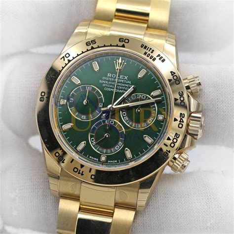 rolex daytona ref 116508 green dial|rolex 116508 for sale.